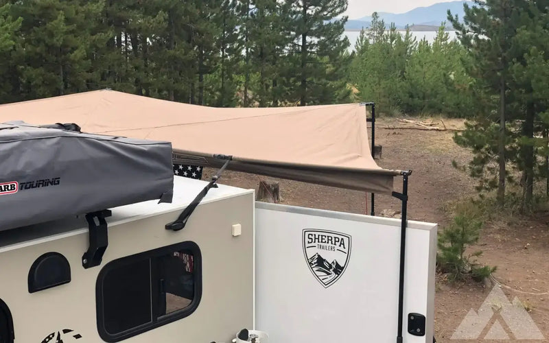 Sherpa Bigfoot - Tent, Bed, Solar, Awning + Fridge — used overland trailer for sale in Port Saint Lucie, FL — photo 1