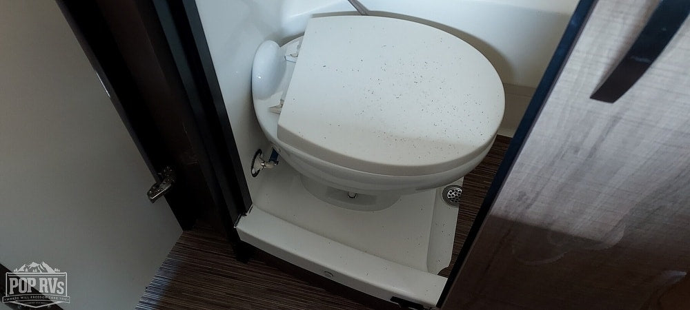  and microwave. Perfect for an rv rental.|RV rental kitchen: stainless steel sink