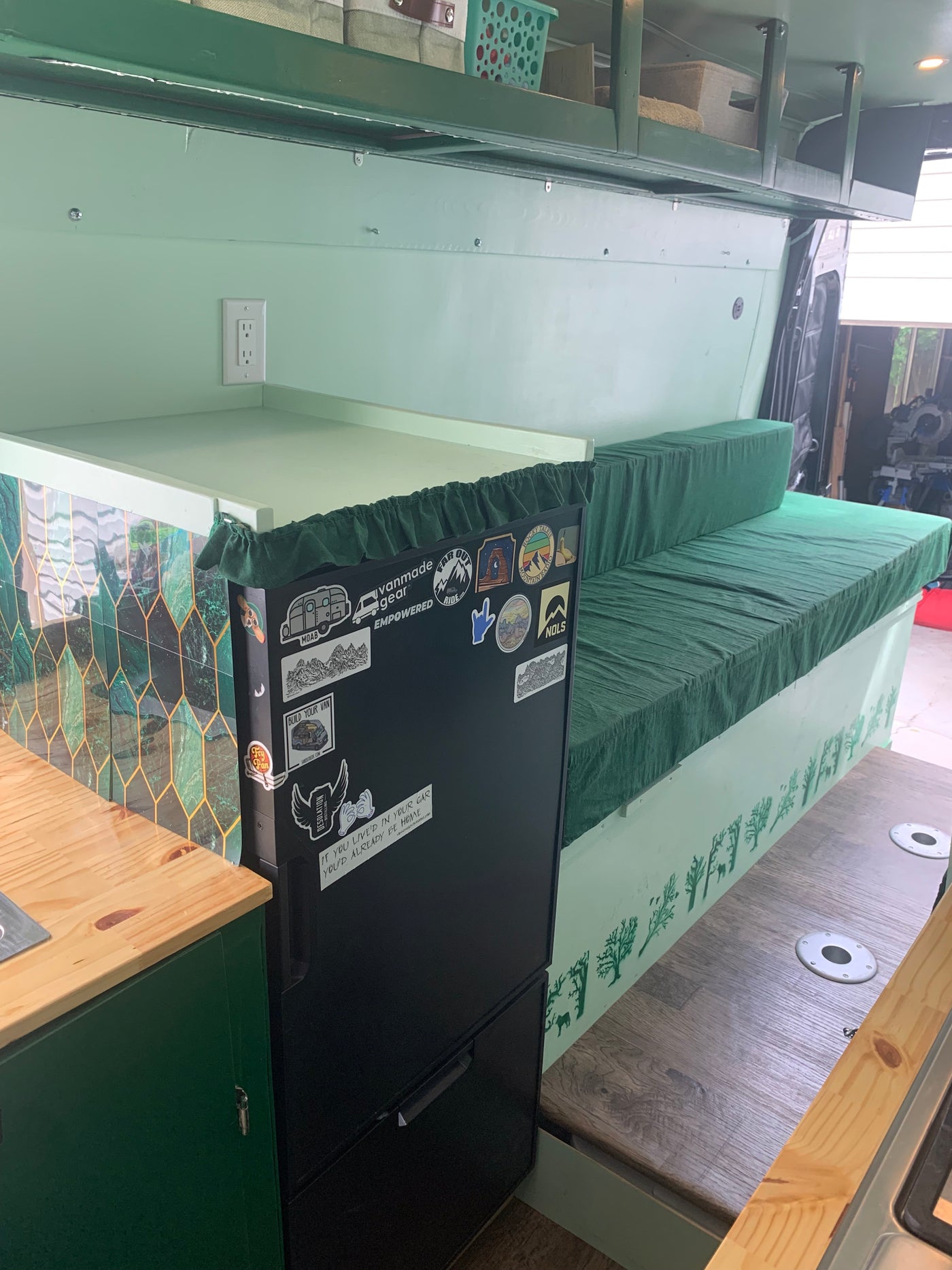 Green Machine  Custom Build - 2022 Ford Transit Adventure Van AWD — photo 7