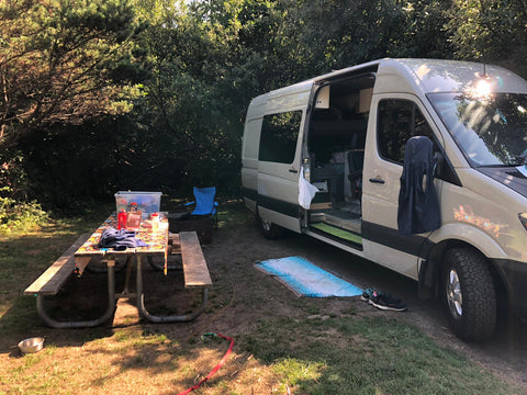 Clark the Adventure Sprinter overland rental