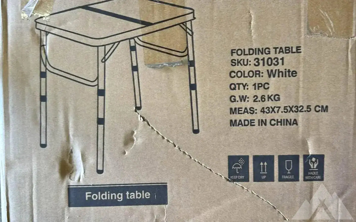 Small folding camp table — new camp furniture for sale (photo 2) — photo 2