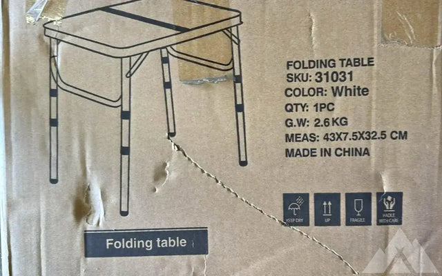 Small folding camp table — photo 2