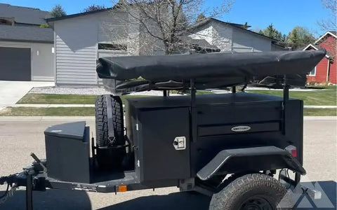 Smitty built overland trailer