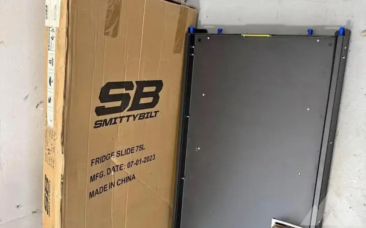 Smittybilt 75l fridge slide — new fridge slides for sale