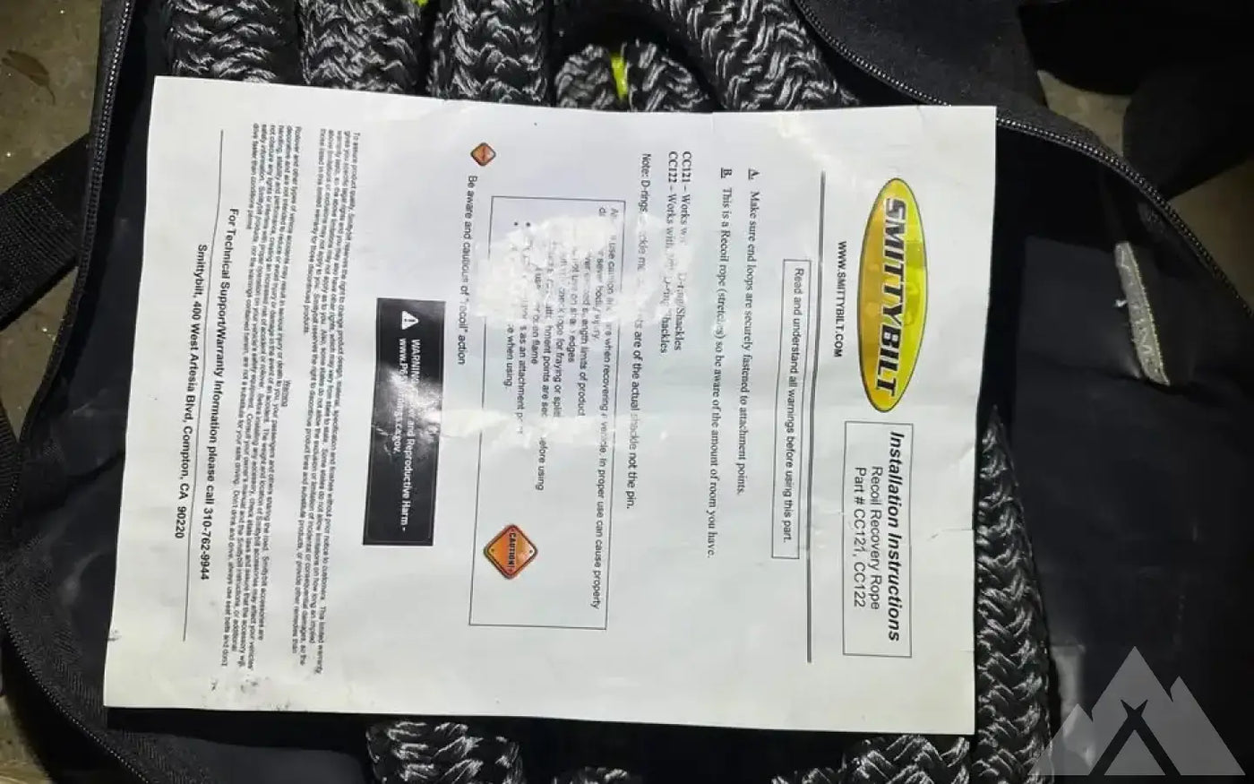 Smittybilt Kinetic Rope — new gear for sale (photo 2) — photo 2