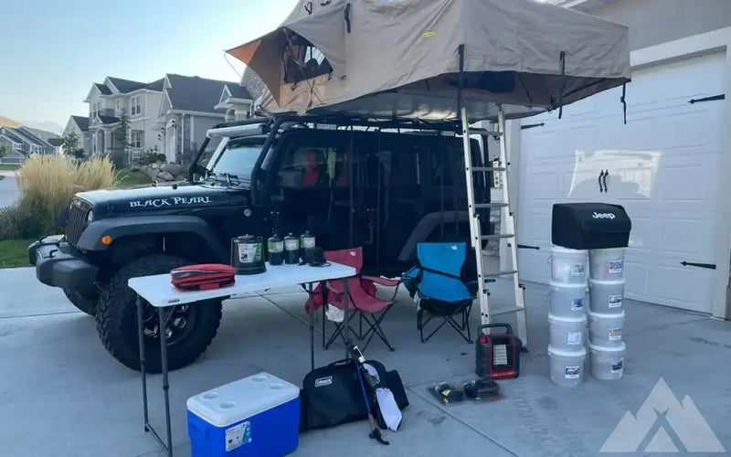 Smittybilt Overland XL Rooftop Tent WITH ANNEXT — used rooftop tents for sale (photo 6) — photo 6