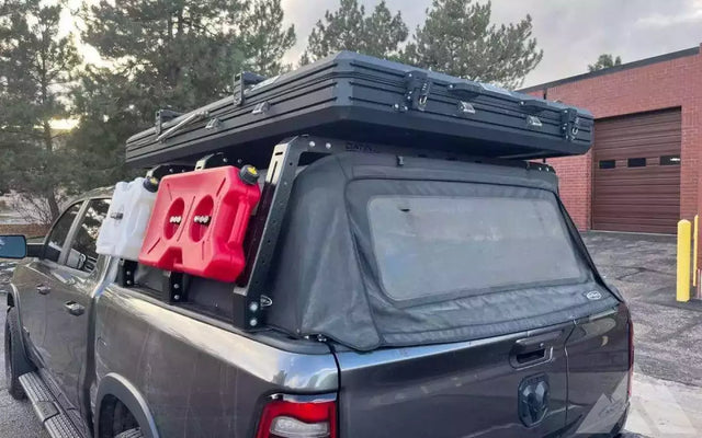 Softopper Canopy/DatinFab Rack w/ CVT Rooftop Tent — photo 2