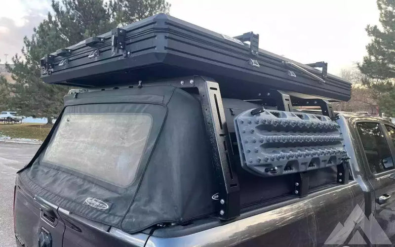 Softopper Canopy/DatinFab Rack w/ CVT Rooftop Tent — used rooftop tents for sale (photo 4) — photo 4