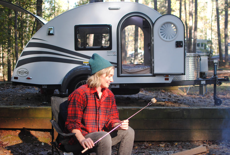 Enjoying an RV rental getaway!
