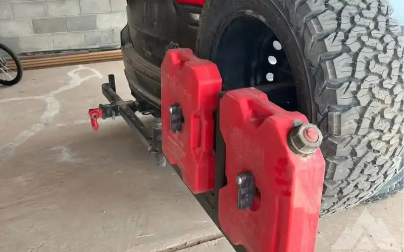 Spare Tire Carrier w/ Rotopax — used tire carriers & swing outs for sale (photo 3) — photo 3