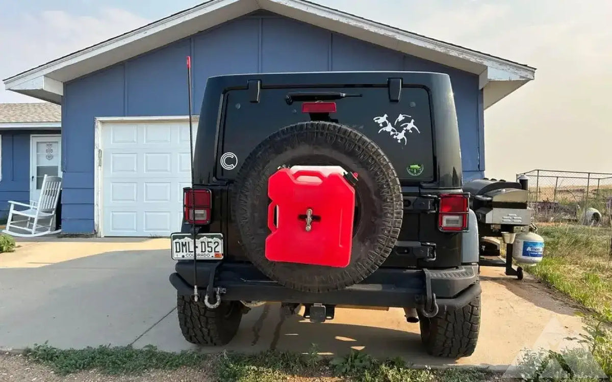 Spare Tire Mount with RotoPax — used water & fuel storage for sale (photo 5) — photo 5