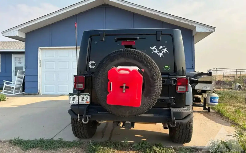 Spare Tire Mount with RotoPax — used water & fuel storage for sale (photo 5) — photo 5