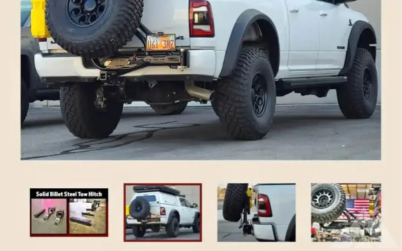 Spare tire swing out - hitch mounted — used tire carriers & swing outs for sale (photo 8) — photo 8