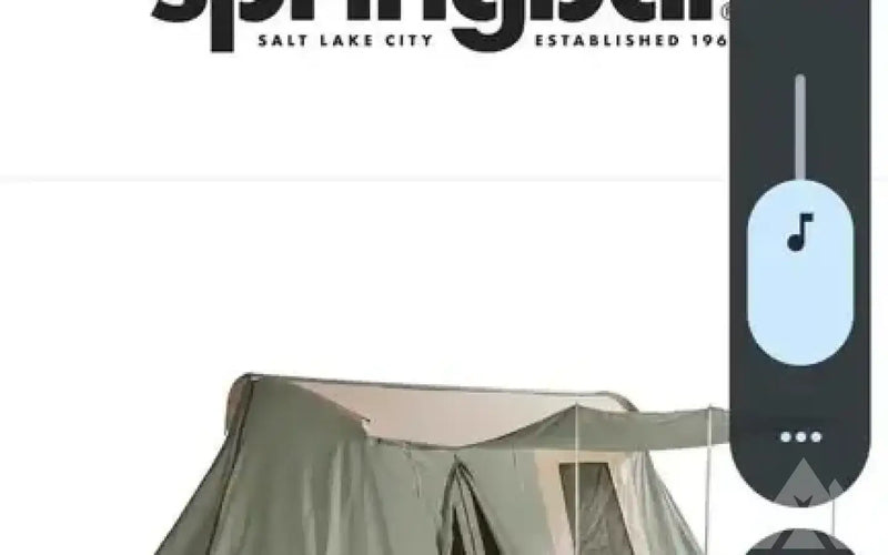 Spring bar canvas vagabond 7 10x12 — used tents & canopies for sale (photo 2) — photo 2