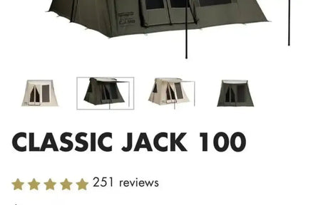 Springbar Classic Jack 100 Canvas Tent (10’x10’) w — used tents & canopies for sale (photo 5)