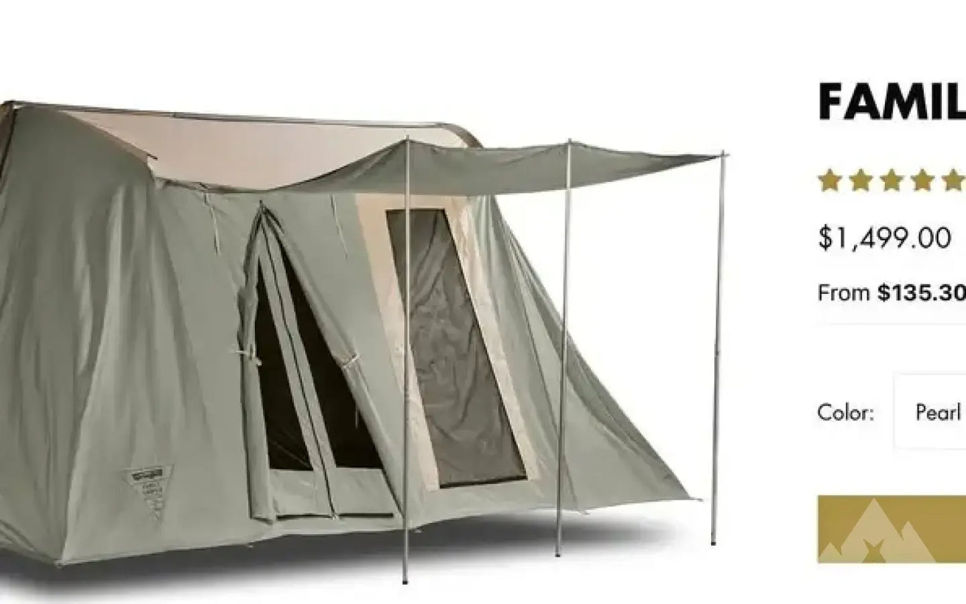Springbar Family Camper — used tents & canopies for sale