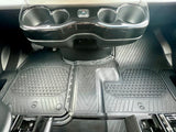 RV rental: Durable Mercedes-Benz floor mats and cup holders. Clean and ready for adventure.