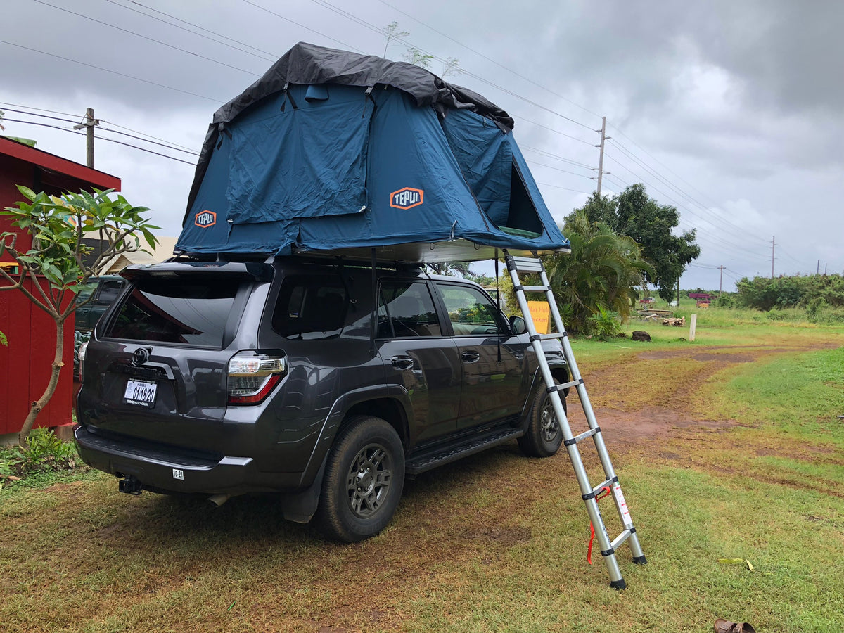 Tepui rooftop tent on dark grey Toyota 4Runner SUV, a unique RV rental setup for outdoor adventures. — photo 12