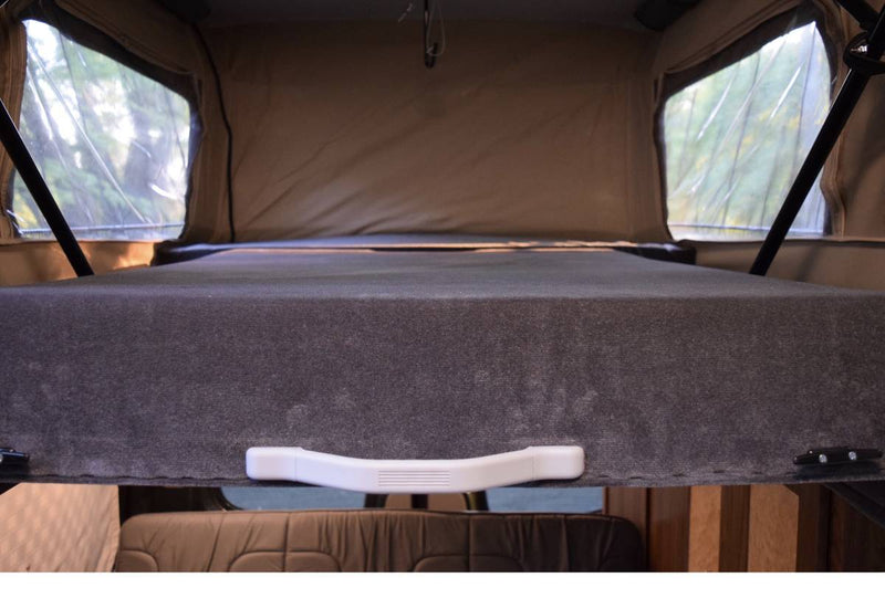  and a bug screen.|A custom dark gray Mercedes Sprinter van — photo 3