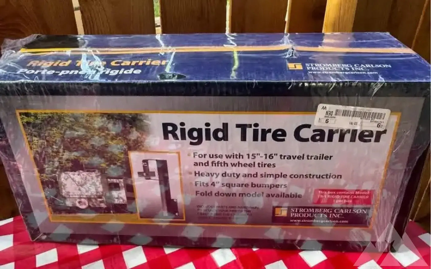 Stromberg Carlson TR-1 Rigid Spare Tire Carrier — new tire carriers & swing outs for sale (photo 3)