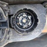 7-pin RV trailer electrical connector socket, vital for RV rental towing. Ensures safe trailer lights and brakes.