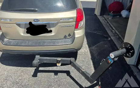 Swing Out Tire Hitch with extra accessory slot — used tire carriers & swing outs for sale (photo 2)