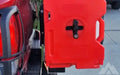 SWINGOUT HITCH SPARE TIRE CARRIER, HIGH LIFT JACK