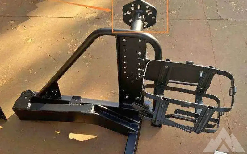 Swingout Tire Hitch Carrier — new tire carriers & swing outs for sale — photo 1