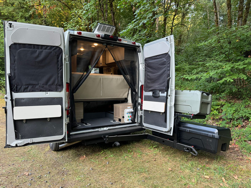  and utility switches.|This cozy camper van interior is perfect for your next RV rental adventure — photo 4