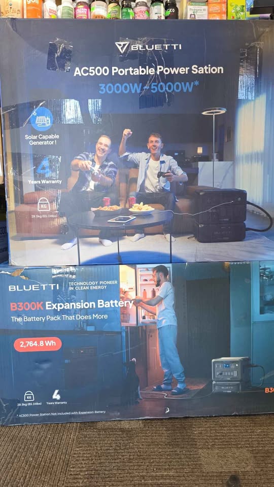 BLUETTI AC500 Portable Power Station with B300K Expansion Battery in Yakima, WA (photo 3) — photo 3