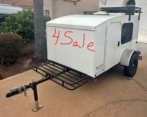 Hiker Trailer cargo trailer with roof rack and front cargo carrier