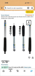 Bilstein 5100 shocks