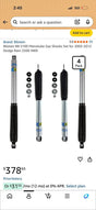 Bilstein 5100 shocks in Scottsdale, AZ (photo 1)