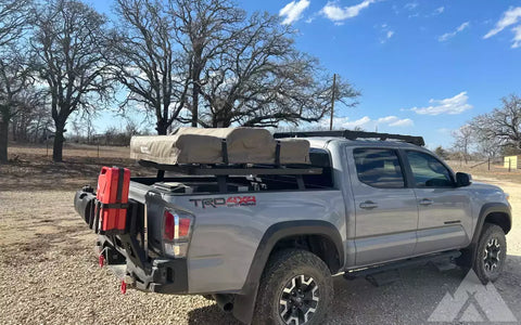 Front  runner bed rack and bed rack tent