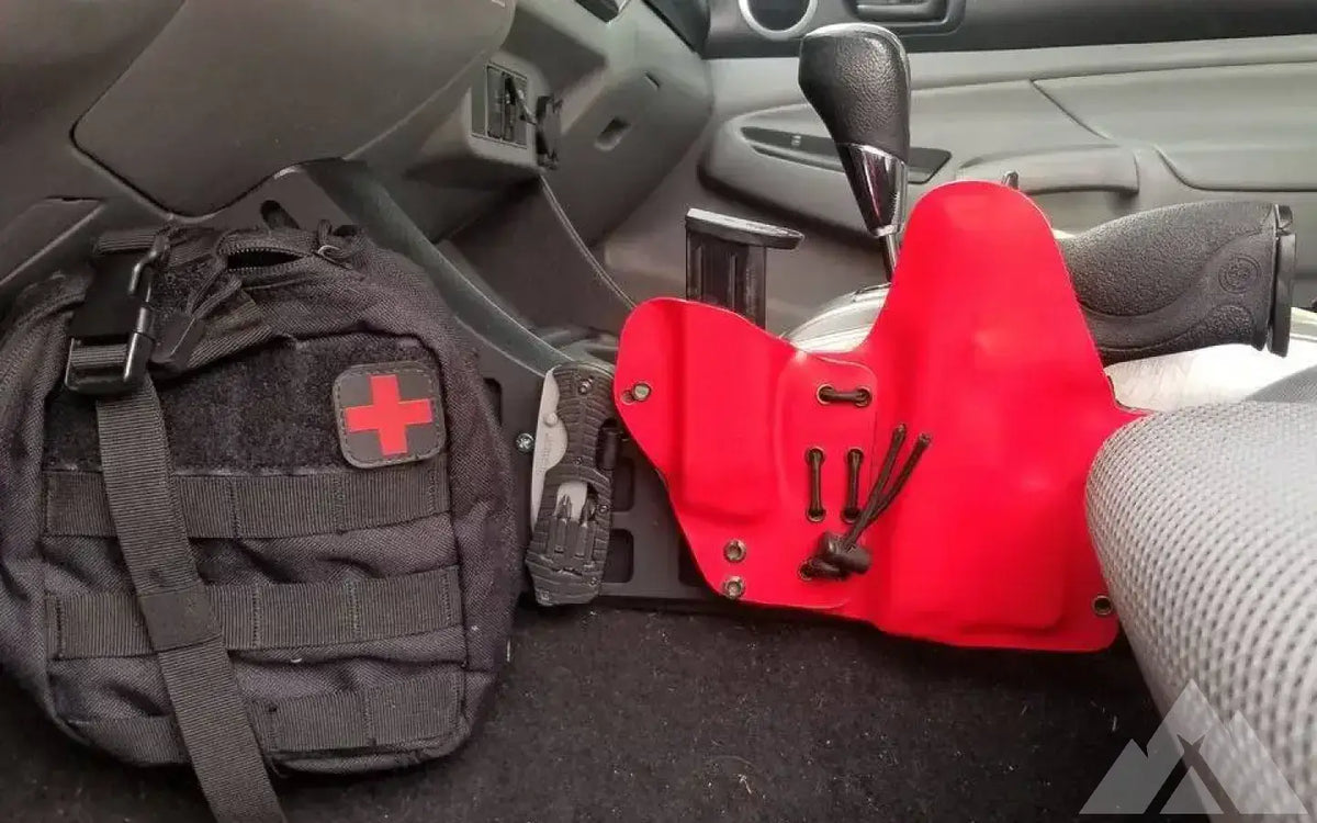 Tacoma Center Console Molle Panels / Powder Coated — new molle panels for sale (photo 3) — photo 3