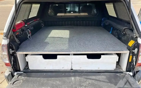 Tacoma short bed drawers. Overland or tool storage