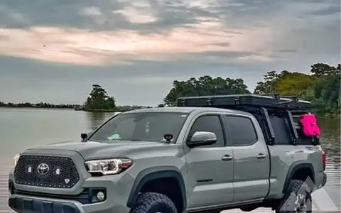 Tacoma softopper, rack and tent
