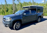 OVRLND Pop-Up Camper - fits 2nd gen Tacoma & Colorado 5’ bed - incl. full electrical & solar setup in Bend, OR (photo 8)