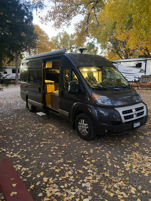 The Let’s Go!          Winnebago Travato overland rental