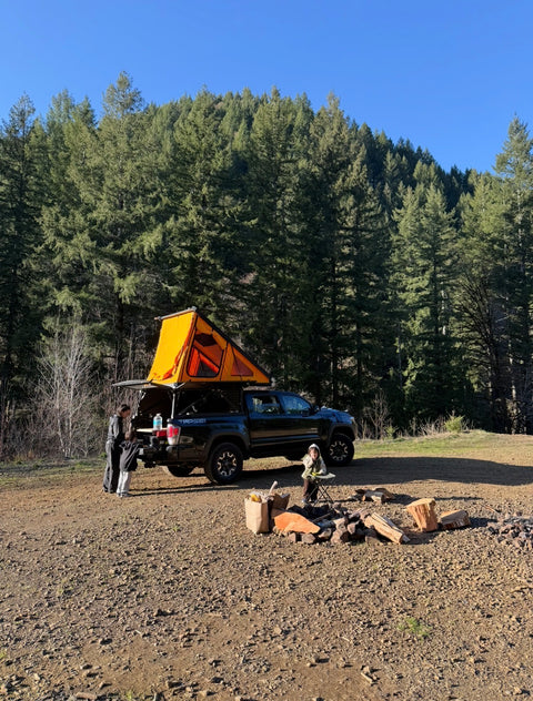Tacoma Pop Up Camper Combo overland rental