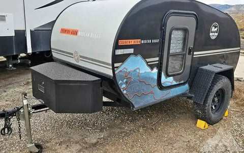 Tear drop off grid trailer
