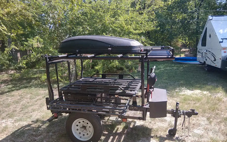 Tent trailer hunting/fishing overland trailer — used overland trailer for sale in Fort Worth, TX (photo 3)