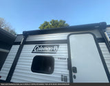  and toilet paper.|RV rental shower with convenient wall-mounted shampoo