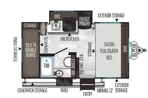 New Flagstaff E-Pro - Lightweight trailer with all the amenities! — photo 2