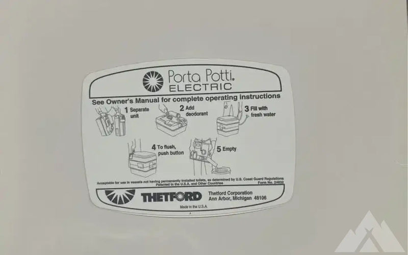 Thetford Marine toilet for camping Porta Potti ele — used showers & toilets for sale (photo 4) — photo 4