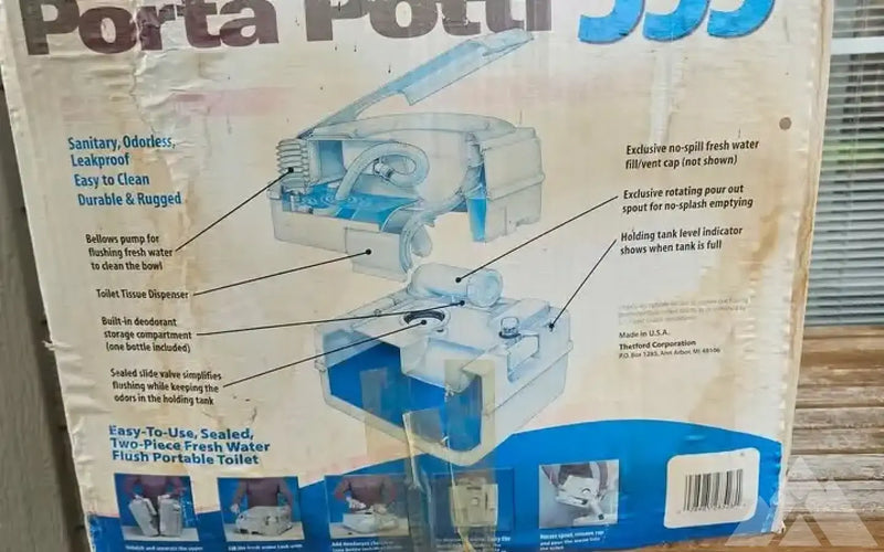 Thetford Porta potti 555 — used showers & toilets for sale (photo 2) — photo 2