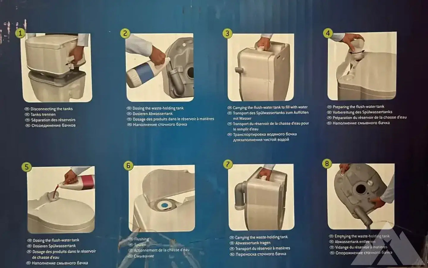 Thetford Porta Potti 565E Electric Pump Portable T — new showers & toilets for sale (photo 5)