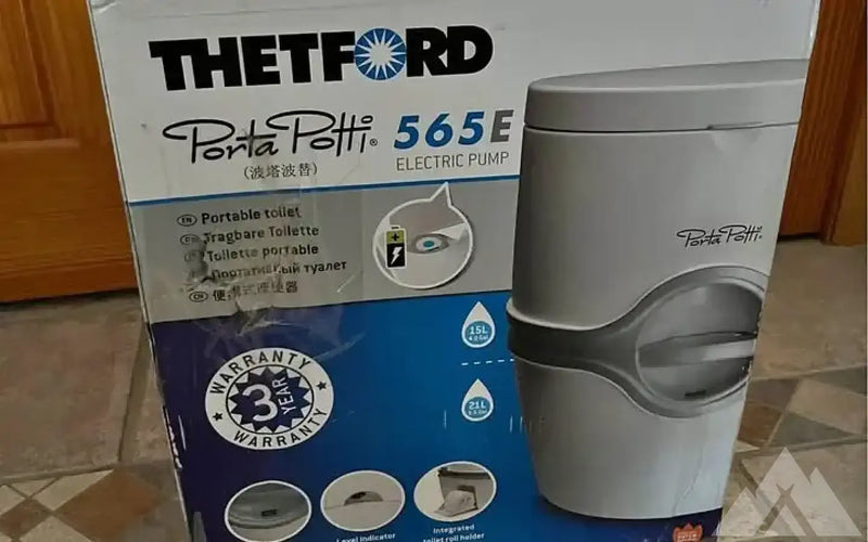 Thetford Porta Potti 565E Electric Pump Portable T — new showers & toilets for sale — photo 1