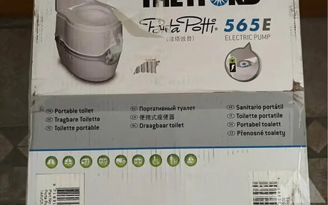Thetford Porta Potti 565E Electric Pump Portable T — new showers & toilets for sale (photo 2)