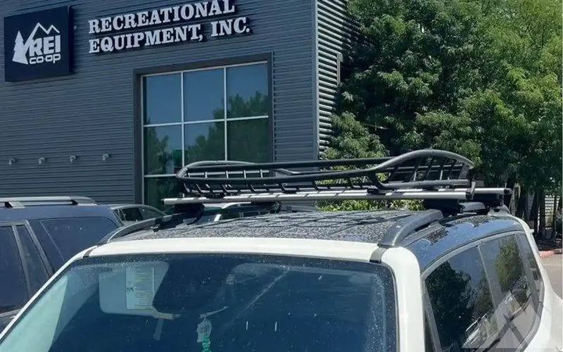 Thule car rack and roof basket — used racks for sale — photo 1